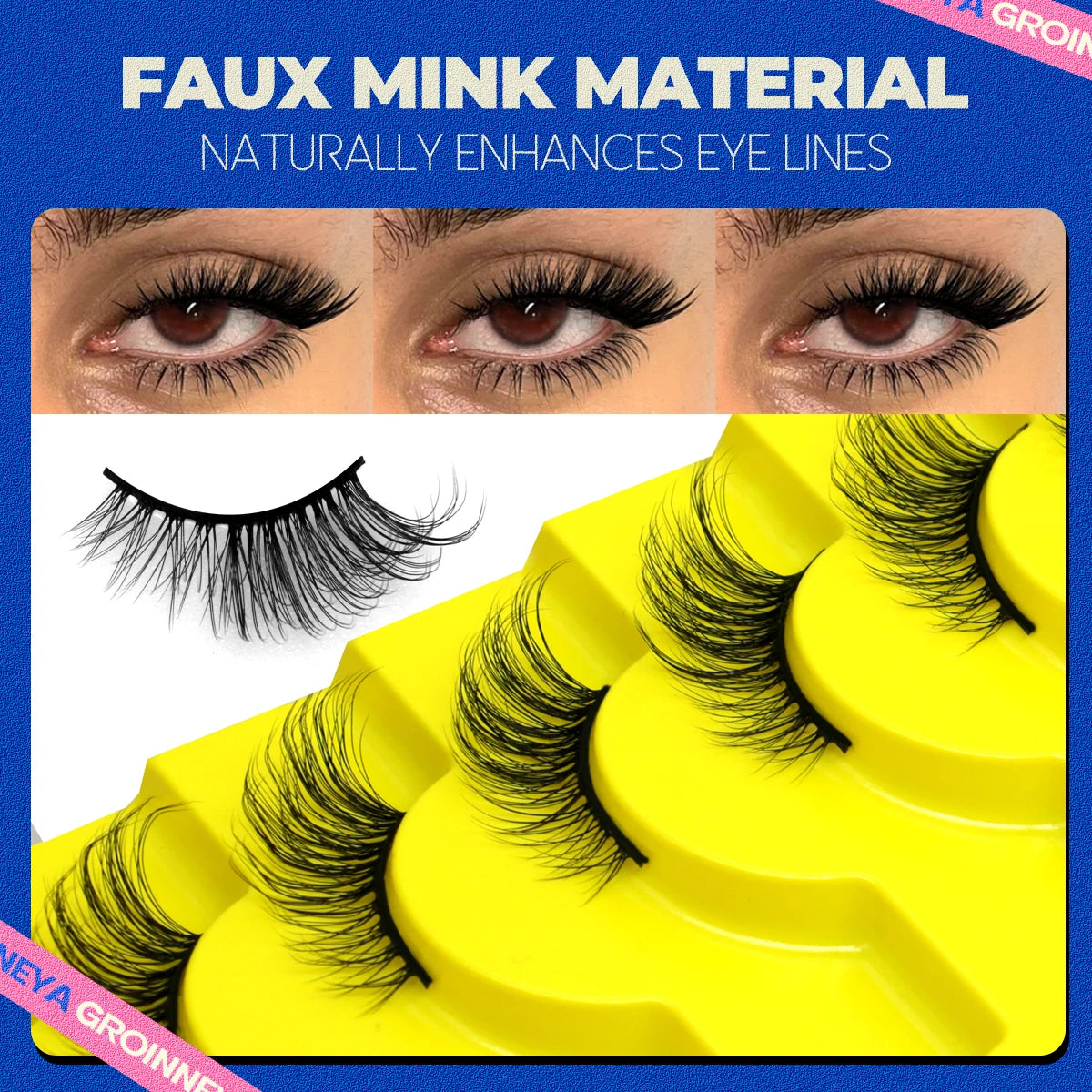 Half Lashes 5/7/10 Pairs Half Lashes Soft Natural Cat Eye Lashes Makeup Tool Fake Eyelashes Extension Fluffy Faux Cils